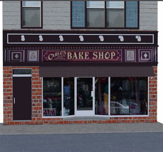 Picture of Bake Shop Building and Street Environment Poser Format