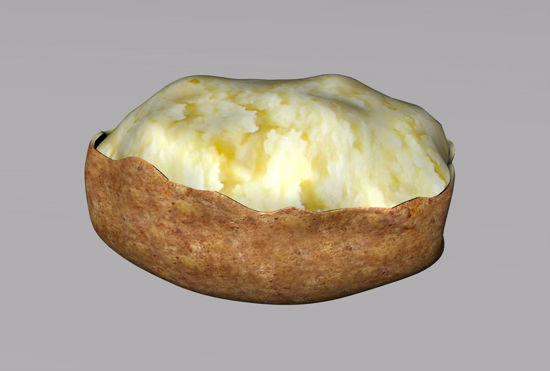 Picture of Baked Potato Model FBX Format