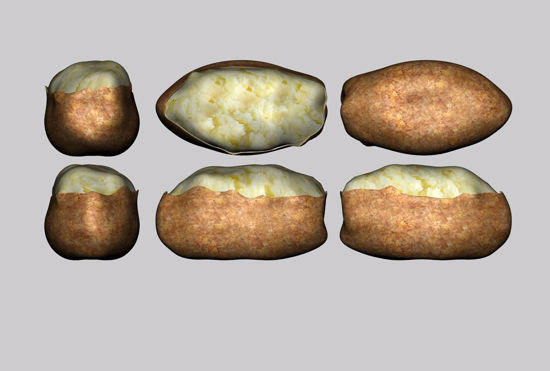 Picture of Baked Potato Model FBX Format