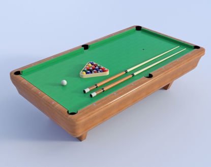 Picture of Billiard Table Model Poser Format