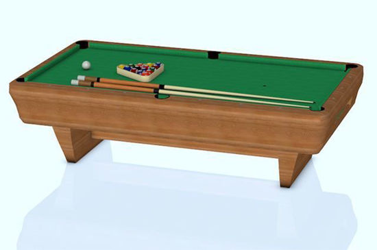 Picture of Billiard Table Model Poser Format