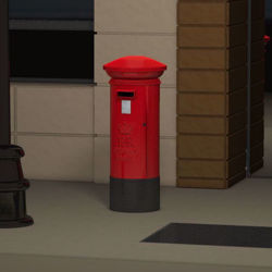 British Post Box Poser Format