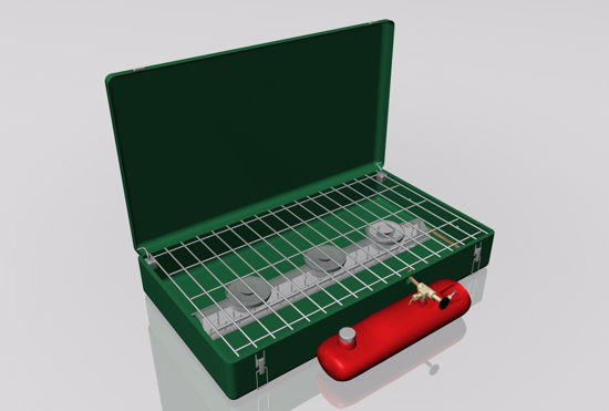 Picture of Camp Stove Mechanical Model FBX Format