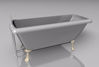 Picture of Claw Foot Tub Model FBX Format