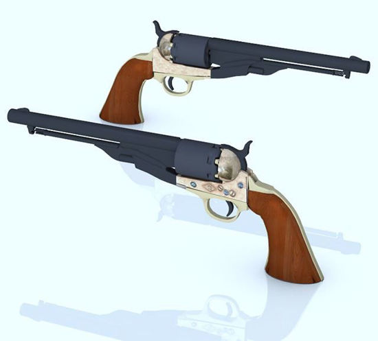 Picture of Colt Percussion Pistol Model Poser Format