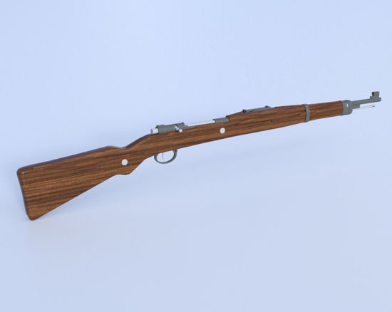 Picture of Czech Mauser VZ24 Sniper Rifle Model Poser Format