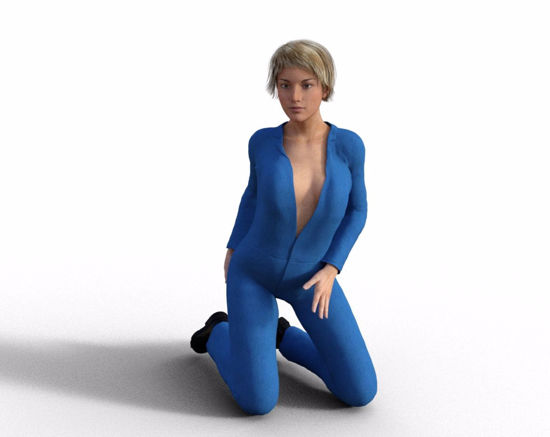 Picture of DAZ Genesis 3 Female Boiler Suit and Boot Models