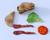Picture of Double Decker BLT Sandwich Model Poser Format