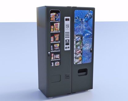 Picture of Double Vending Machine Model FBX Format