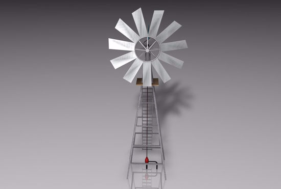 Picture of Farm Windmill Model FBX Format