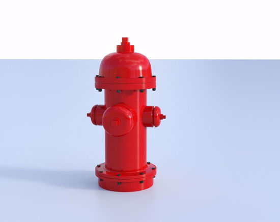 Picture of Fire Hydrant Model 2016 Poser Format