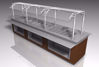 Picture of Food Bar With Sneeze Guard Model Poser Format