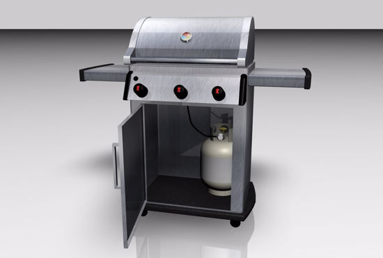 Picture of Gas Grill Mechanical Model FBX Format