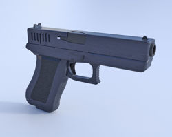 Glock 40 Caliber Pistol Model Poser Format