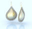 Picture of Gold and Diamond Teardrop Earring Models Poser Format