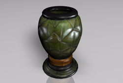 Green Vase Furniture Model FBX Format