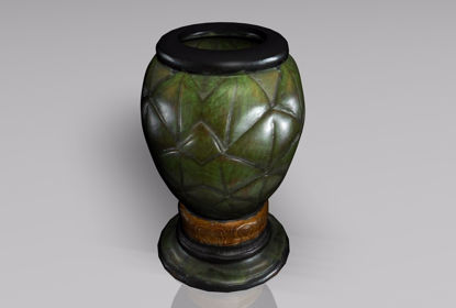 Picture of Green Vase Furniture Model FBX Format