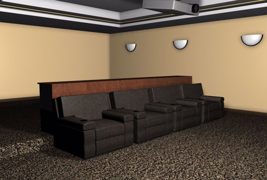 Picture of Home Media Room Environment FBX Format