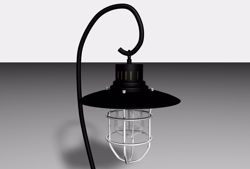 Industrial Lantern Lamp Model FBX Format