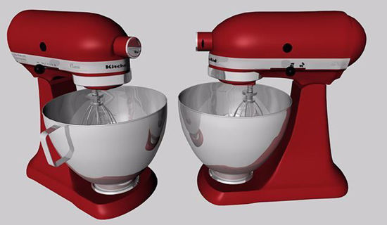 Picture of Kitchen Stand Mixer Model Poser Format