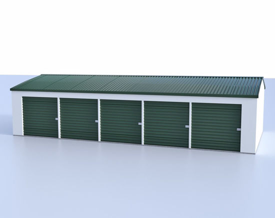 Picture of Mini-Storage Building Model Poser Format