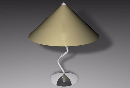 Picture of Modern Art Lamp Model Poser Format