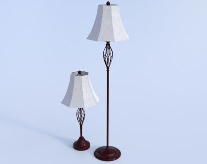 Picture of Modern Lamp Model Set FBX Format