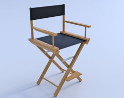 Movie Directors Chair Model Poser Format