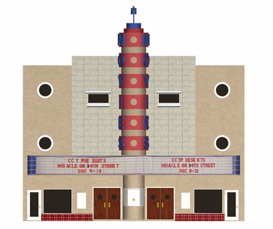 Picture of Old Movie Theater Model Poser Format