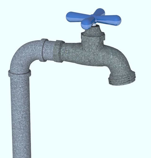 Picture of Outdoor Water Faucet Models Poser Format