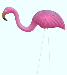 Pink Flamingo Lawn Ornament Model Poser Format