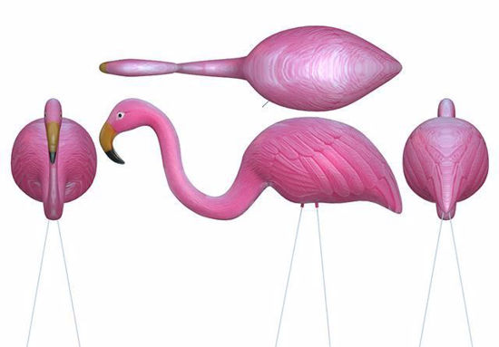 Picture of Pink Flamingo Lawn Ornament Model Poser Format