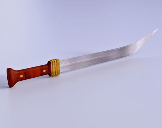 Picture of Roman Gladiator Sica Sword Model Poser Format