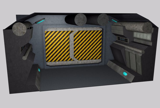 Picture of Sci-Fi Corridor Environment FBX Format