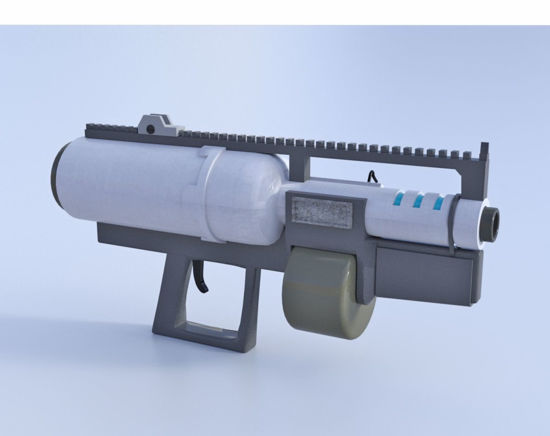 Picture of Sci-Fi Heavy Assault Weapon Model Poser Format