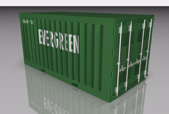 Picture of Shipping Container Model FBX Format