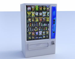 Snack Vending Machine Model Poser Format