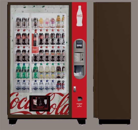Picture of Soft Drink Vending Machine Model FBX Format