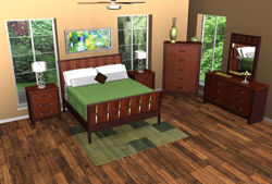 Upscale Bedroom Environment FBX Format