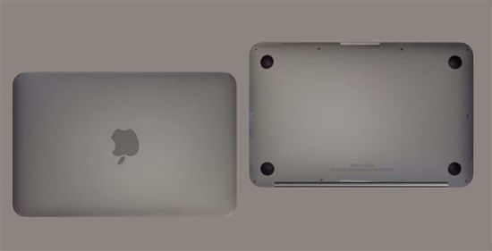 Picture of Macbook Style Laptop Model Poser Format