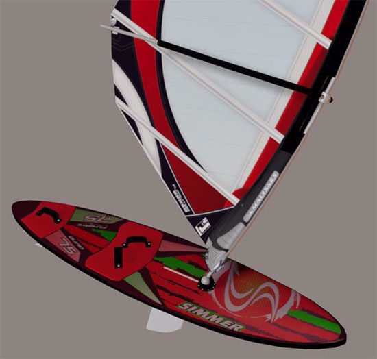 Picture of Wind Surfer Model Poser Format