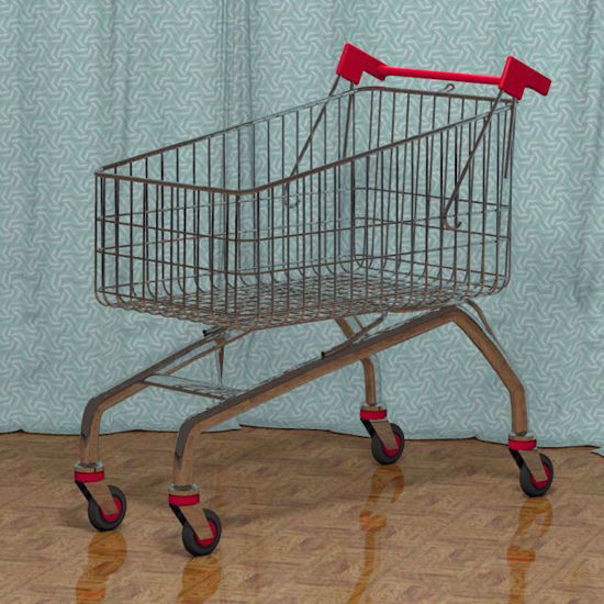 Picture of Shopping Cart Model Poser Format