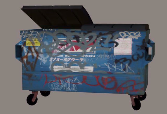 Picture of Trash Dumpster Model Poser Format