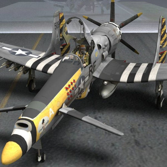 P-58 Stallion Aircraft (for Poser)