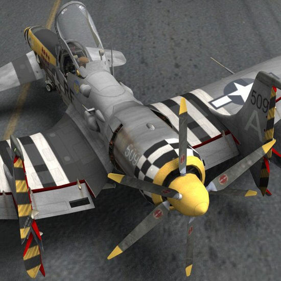 P-58 Stallion Aircraft (for Poser)