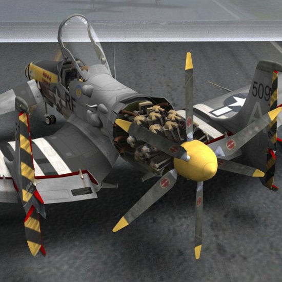 P-58 Stallion Aircraft (for Poser)