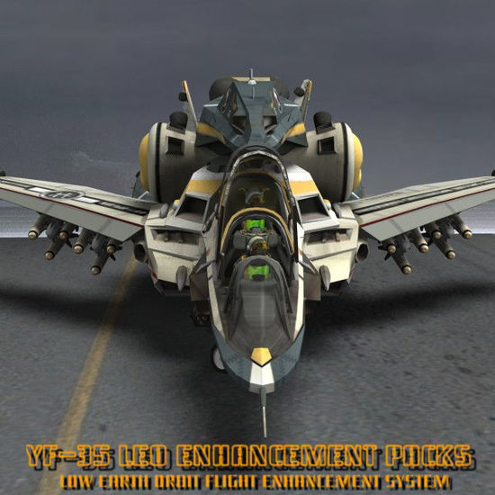 YF-35 Warthog LEO Armor Set - FIGURE UPGRADE (for Poser)