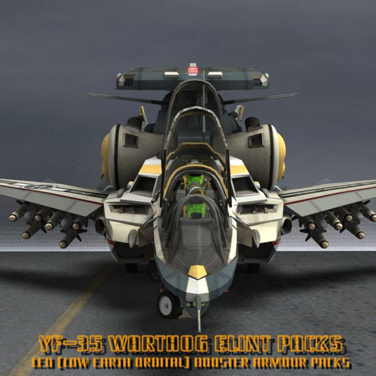 YF-35 Warthog ELINT Armor Set - UPGRADE(for Poser)