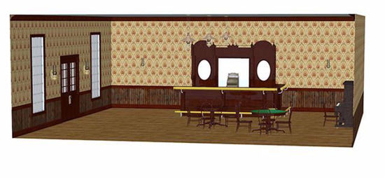 Picture of 1890's Saloon Interior Environment Poser Format