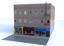 Picture of 3 Store Building and Streets City Environment Poser Format